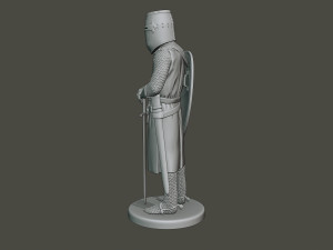 knight templar stand t1 3D 프린트 모델