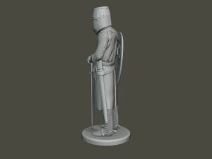 knight templar stand t1 3D Print Model