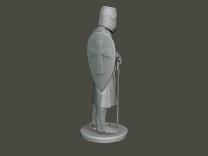 knight templar stand t1 3D 프린트 모델