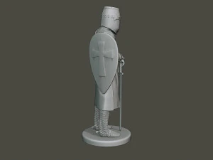 knight templar stand t1 3D Print Model