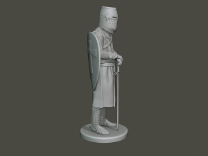 knight templar stand t1 3D 프린트 모델