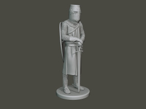 knight templar stand t1 3D 프린트 모델