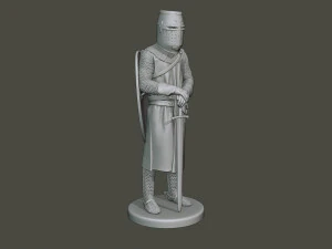 knight templar stand t1 3D Print Model