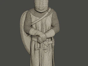knight templar stand t1 3D Print Model
