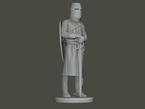 knight templar stand t1 3D 프린트 모델