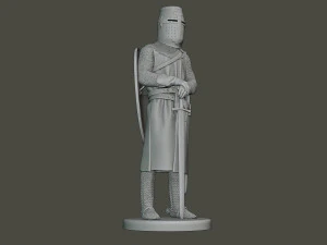 knight templar stand t1 3D Print Model
