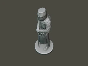 knight templar stand t1 3D Print Model