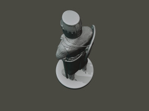 knight templar stand t1 3D 프린트 모델