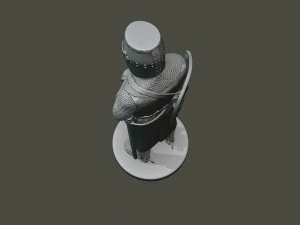 knight templar stand t1 3D Print Model