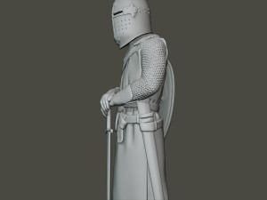 knight templar stand t1 3D 프린트 모델