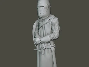 knight templar stand t1 3D Print Model