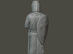 knight templar stand t1 3D 프린트 모델