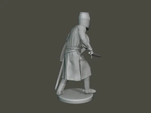 knight templar action t1 3D Print Model