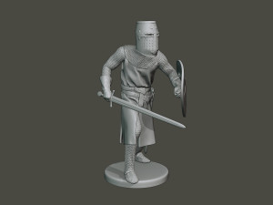knight templar action t1 Modèles 3D en vedette