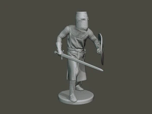 knight templar action t1 3D Print Model