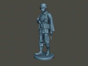 german soldier ww2 walk g2 3D Print Model