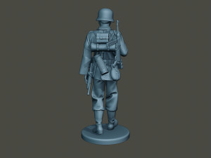 german soldier ww2 walk g2 3D Print Model