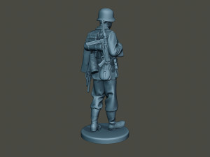 german soldier ww2 walk g2 3D Print Model
