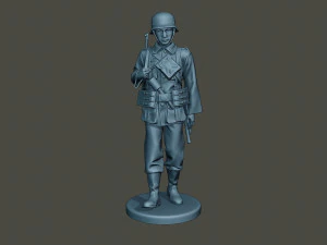 german soldier ww2 walk g2 3D Print Model