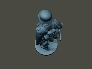 german soldier ww2 walk g2 3D Print Model
