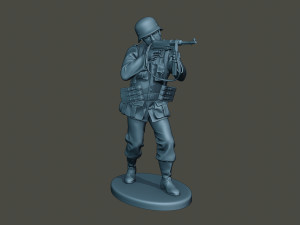 german soldier ww2 shoot stand g2 3D Принт Модель