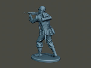 german soldier ww2 shoot stand g2 3D Принт Модель