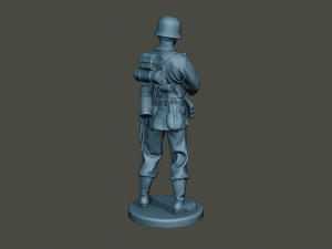 german soldier ww2 shoot middle g2 3D Baskı Modeli