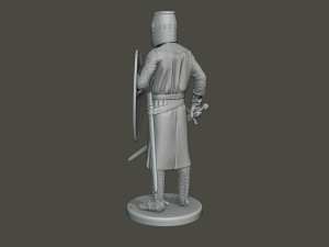 knight templar stand2 t1 Modello di stampa 3D