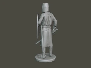 knight templar stand2 t1 3D Print Model