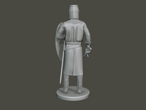 knight templar stand2 t1 Modello di stampa 3D