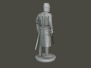 knight templar stand2 t1 Modello di stampa 3D