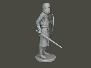 knight templar stand2 t1 Modello di stampa 3D