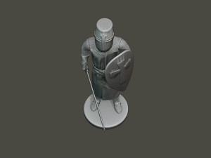 knight templar stand2 t1 Modello di stampa 3D