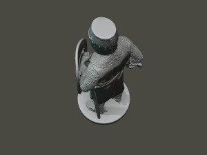 knight templar stand2 t1 Modello di stampa 3D