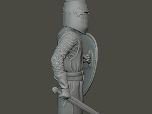 knight templar stand2 t1 Modello di stampa 3D