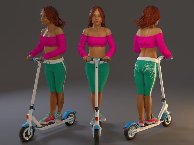street female bcc 2130 001 3D Модель .c4d .max .obj .3ds .fbx .stl .blend 