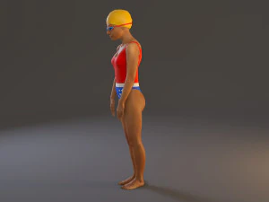 zwembad vrouwelijk bcc 2130 001 3D Model