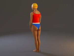 swwimming pool female bcc 2130 001 3D Модель
