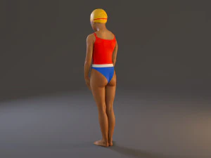 zwembad vrouwelijk bcc 2130 001 3D Model
