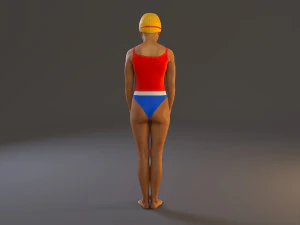 zwembad vrouwelijk bcc 2130 001 3D Model