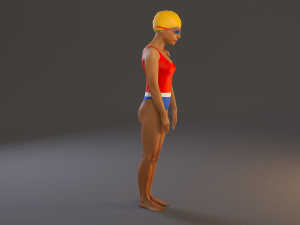 swwimming pool female bcc 2130 001 3D Модель