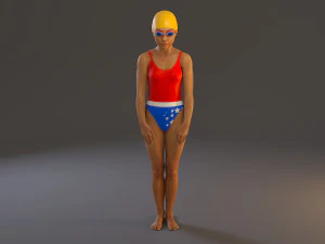 zwembad vrouwelijk bcc 2130 001 3D Model