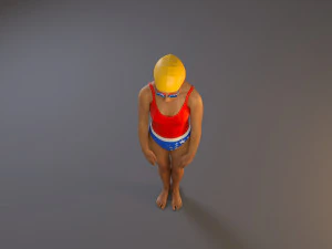 zwembad vrouwelijk bcc 2130 001 3D Model