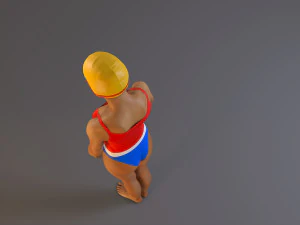 zwembad vrouwelijk bcc 2130 001 3D Model