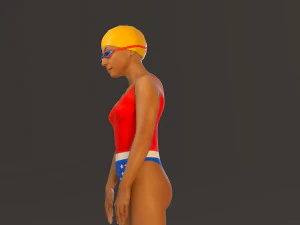 zwembad vrouwelijk bcc 2130 001 3D Model