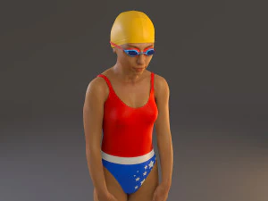 zwembad vrouwelijk bcc 2130 001 3D Model