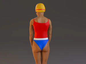 zwembad vrouwelijk bcc 2130 001 3D Model