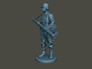 german soldier ww2 stand guard g4 Modelo de Impressão 3D