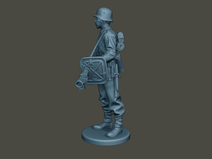 german soldier ww2 stand guard g4 Modelo de Impressão 3D