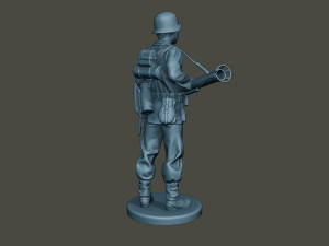 german soldier ww2 stand guard g4 Modelo de Impressão 3D